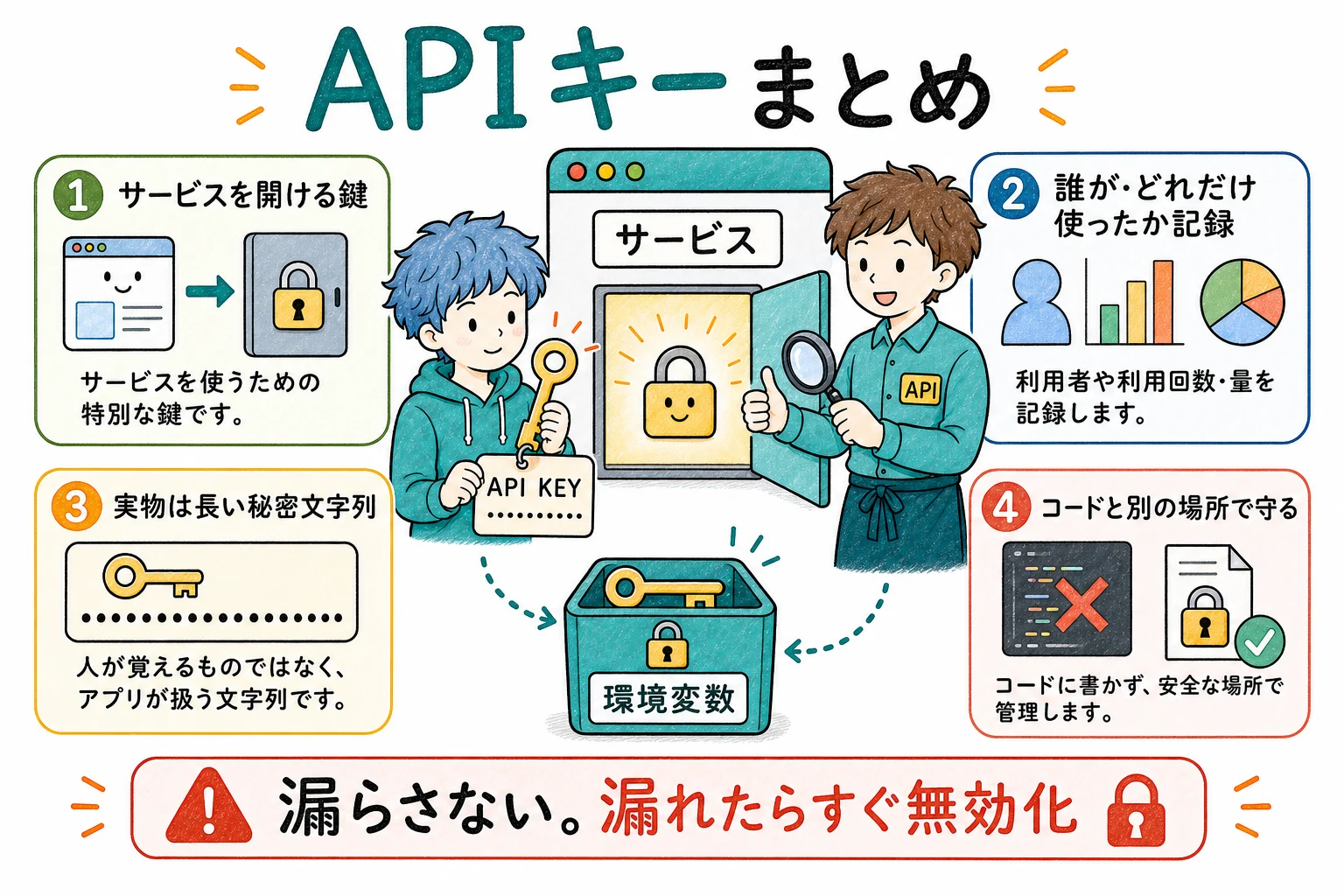 API キーのすべて、これ1枚で