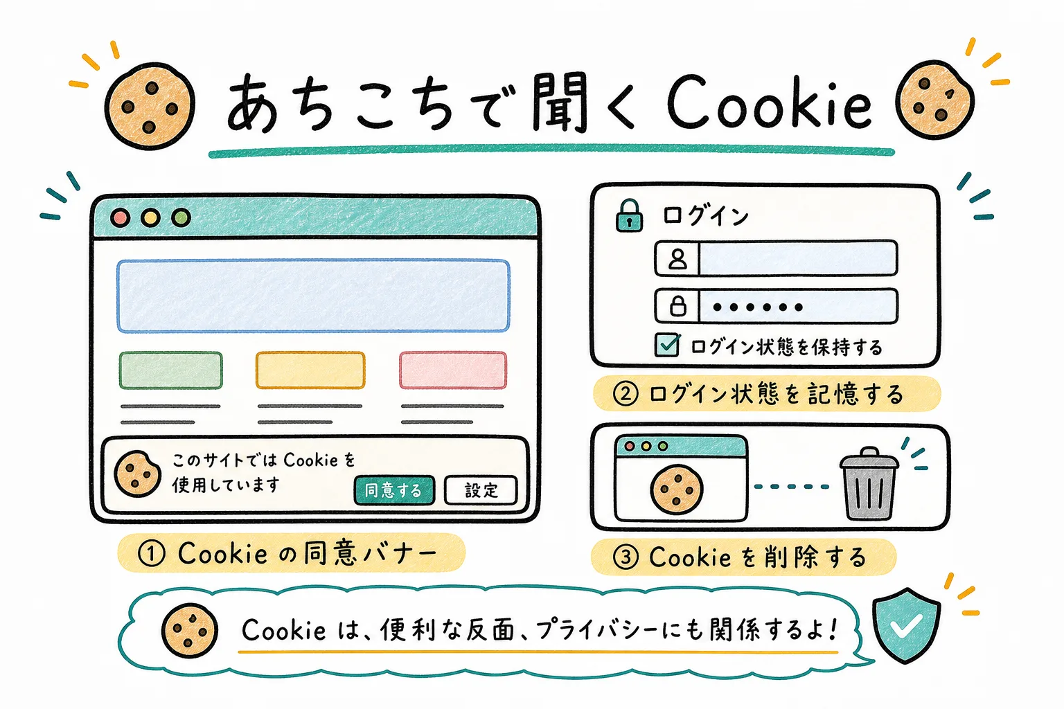 Cookie ってなに？ | ふんわりIT図解