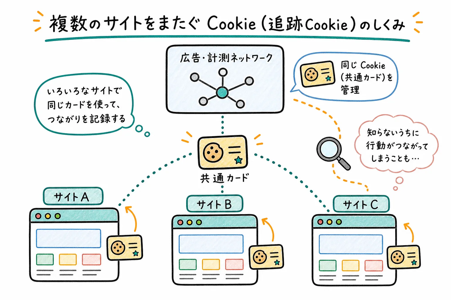 追跡Cookieの仕組み