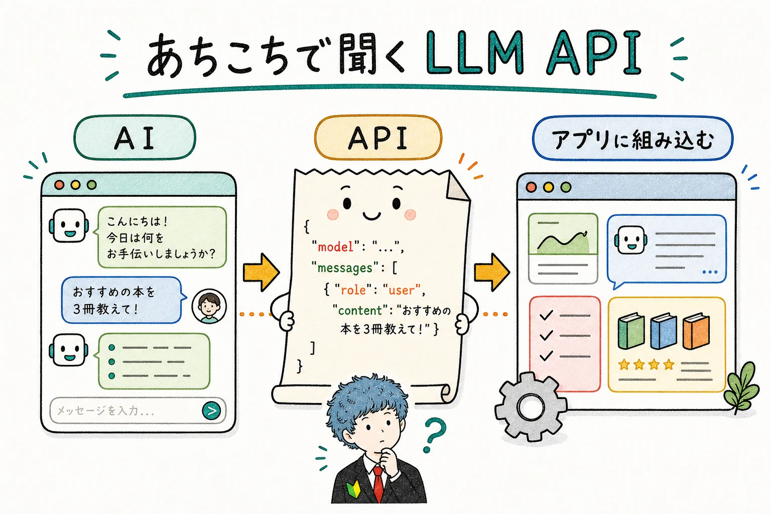 あちこちで聞く LLM API