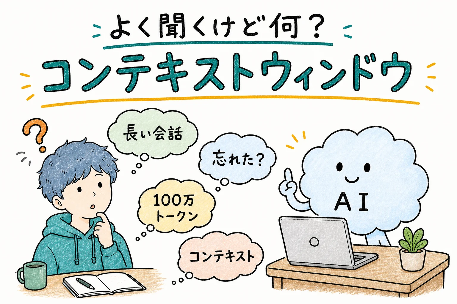 よく聞くけど何？ コンテキストウィンドウ