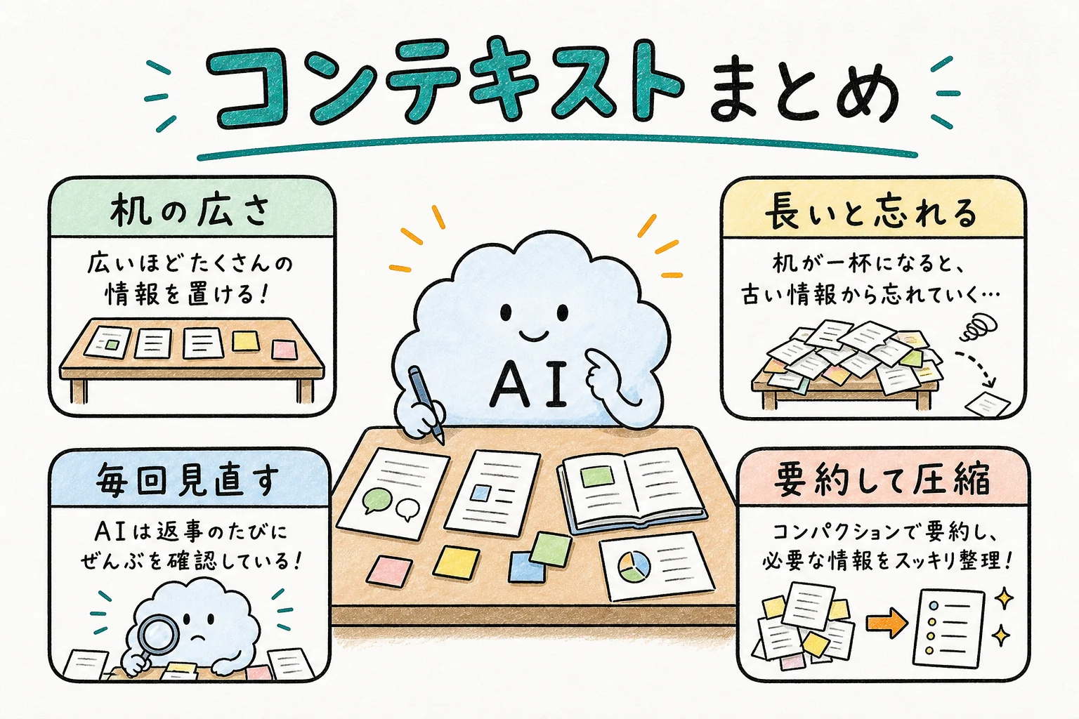 コンテキストウィンドウのすべて、これ1枚で