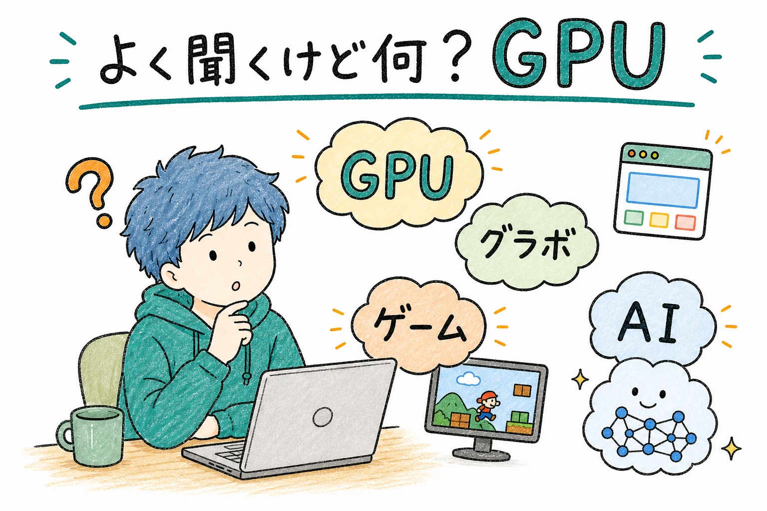よく聞くけど何？ GPU