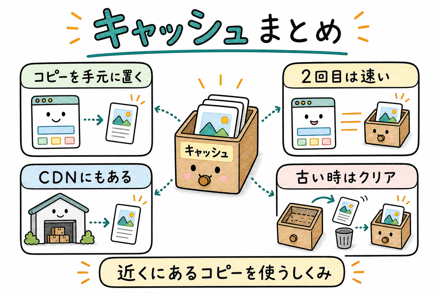 キャッシュのすべて、これ1枚で