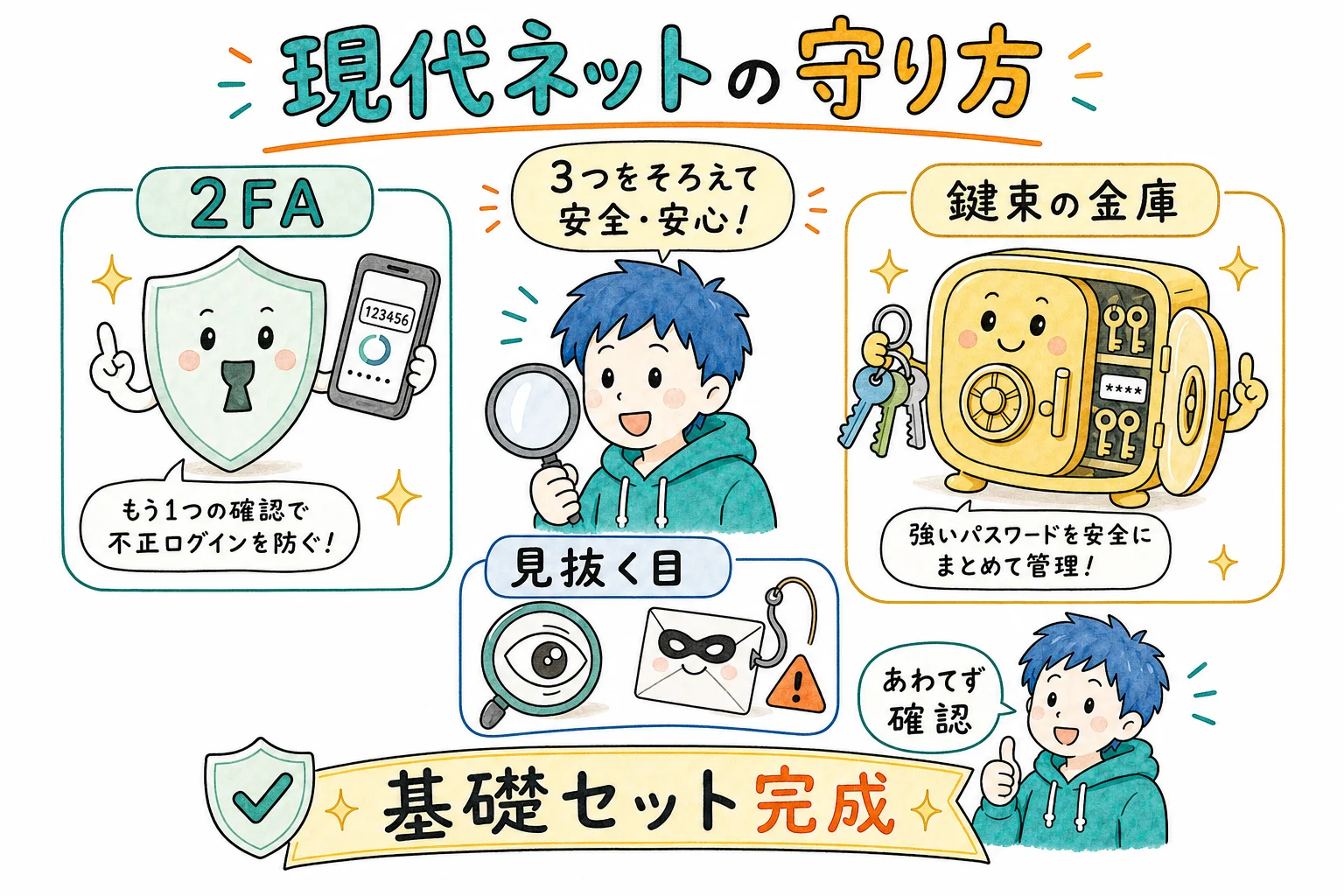 現代ネットの守り方 基礎セット完成