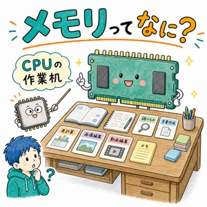 メモリ（RAM）ってなに？