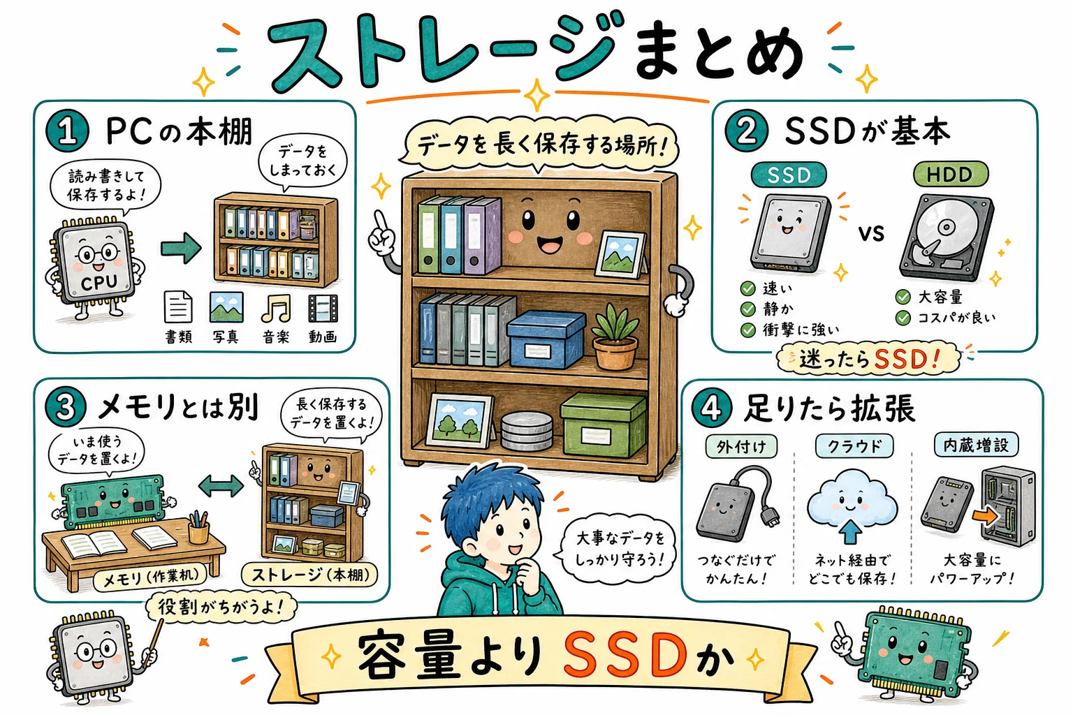 ストレージのすべて、これ1枚で