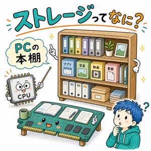 ストレージ（SSD・HDD）ってなに？