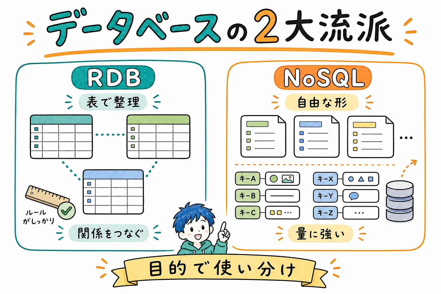 RDBとNoSQLの2大流派