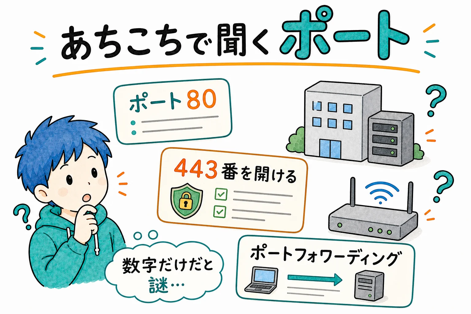 あちこちで聞く ポート