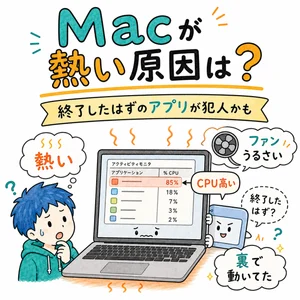 Macが熱い犯人は"終了したはずのアプリ"だった話